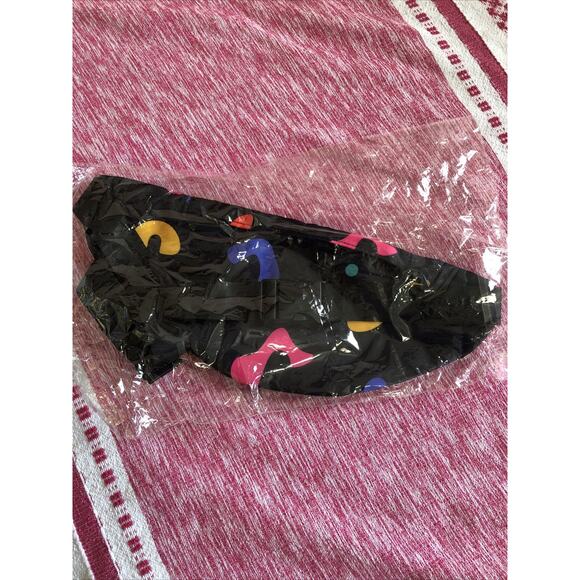 NWT 2000s Lake Street Dive Band Fanny Pack Black Multicolor - Picture 3 of 4